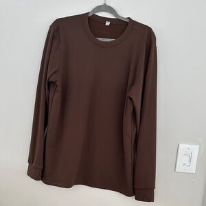 HEATTECH Ultra Warm Brown Top